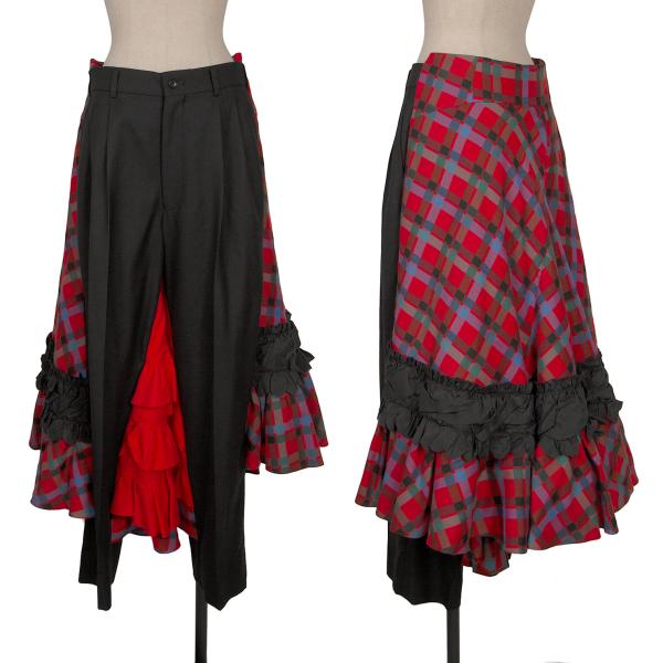 frill wide cropped pants コムデギャルソン 似 フリル 楽天市場】フリル(ブランドコムデギャルソン)(パンツ