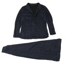 【中古】 イッセイミヤケ メンISSEY MIYAKE MEN ポリコットン絞りジャージセットアップ 紺3【メンズ】