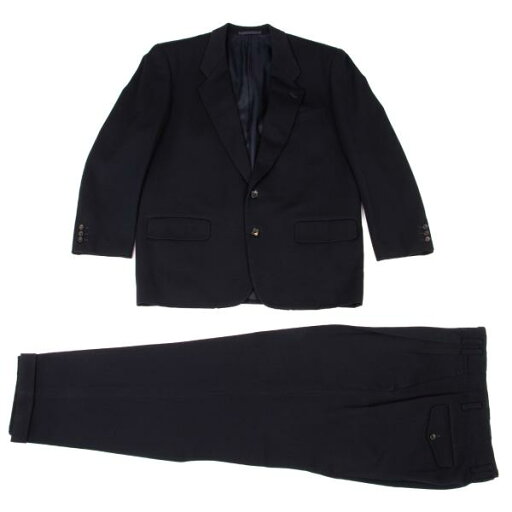 【中古】 コムデギャルソン オムCOMME des GARCONS HOMME カツラギウールセットアップスーツ 紺S【メンズ】 【中古】 コムデギャルソン オムCOMME des GARCONS HOMME カツラギウールセットアップスーツ 紺S【メンズ】