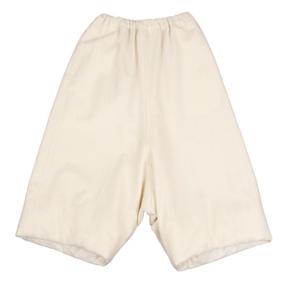 【中古】 コムデギャルソンCOMME des GARCONS ウール中綿ワイドサルエルパンツ アイボリーXS【レディース】