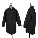 【中古】 デンハムDENHAM スナップボタンキルティングジャケット 黒XS【レディース】(4)