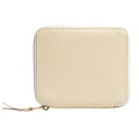 【中古】 コムデギャルソンCOMME des GARCONS ラウンドジップウォレット ベージュ【レディース】