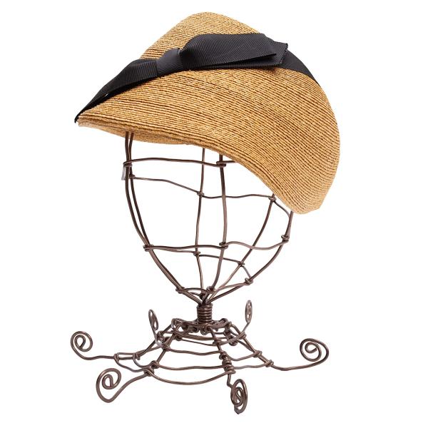 【中古】 ヴィヴィアンウエストウッドVivienne Westwood リボンパッチサンバイザー ベージュ【レディース】