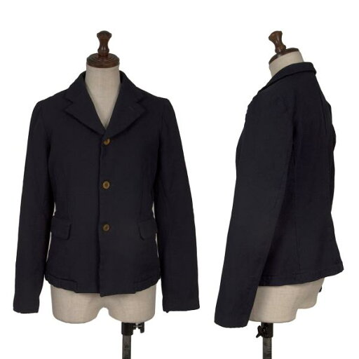 【中古】 コムコム コムデギャルソンCOMME des GARCONS 染め3Bポリジャケット 紺XS【レディース】 【中古】 コムコム コムデギャルソンCOMME des GARCONS 染め3Bポリジャケット 紺XS【レディース】
