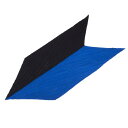 【中古】 イッセイミヤケISSEY MIYAKE バイカラープリーツストール 黒青【レディース】(4)