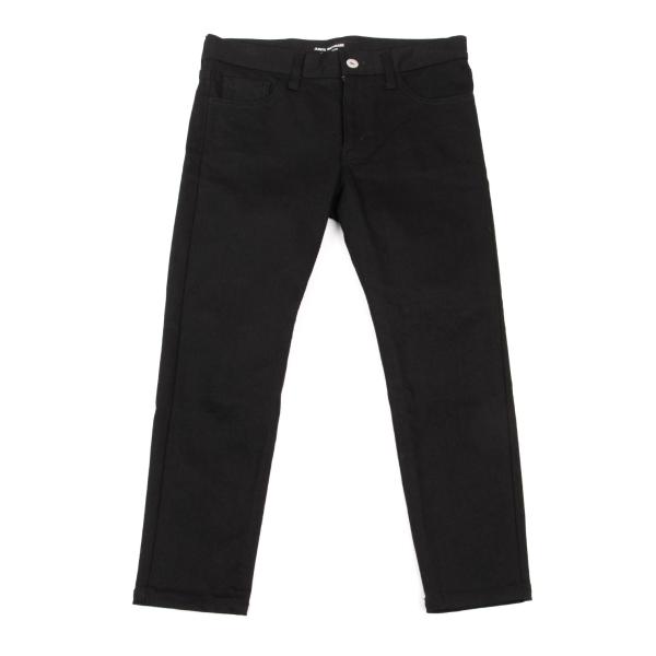 【中古】 ジュンヤワタナベ コムデギャルソンJUNYA WATANABE COMME des GARCONS コットンストレッチクロップドパンツ 黒S【レディース】