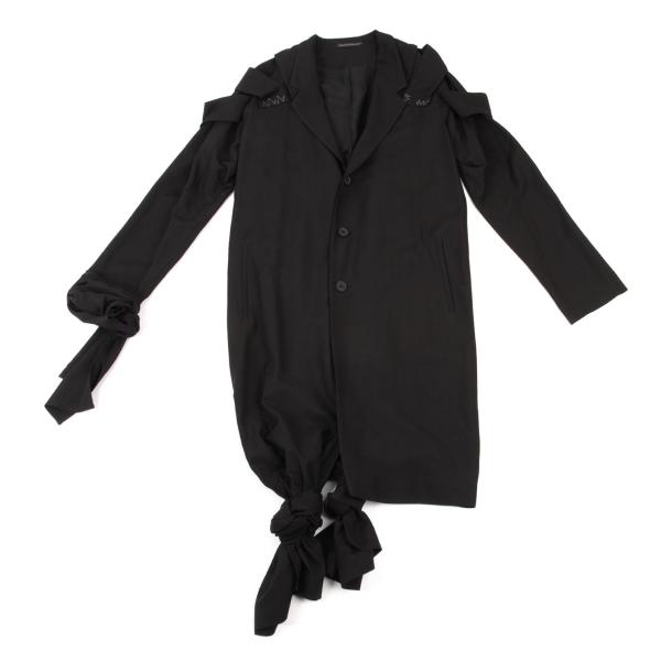 【中古】 ヨウジヤマモト プールオムYohji Yamamoto POUR HOMME ハードツイストギャバジグザグジャケット 黒1【メンズ】