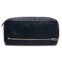 【中古】 アレキサンダーワンAlexander Wang 型押しレザーウォレット 紺 紺【レディース】