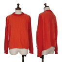 【中古】 ポールスミスPaul Smith PS 袖切替透かし編みニット 赤M【レディース】