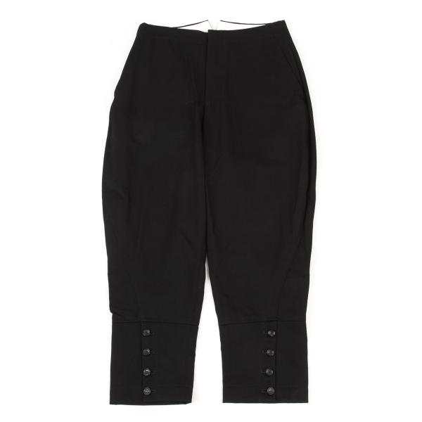 【中古】 コムデギャルソン ノアールCOMME des GARCONS NOIR ウールギャバジョッパーパンツ 黒M【レディース】