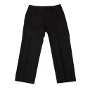 【中古】 ジュンヤワタナベ コムデギャルソンJUNYA WATANABE COMME des GARCONS ウールトロクロップドパンツ 黒XS【レディース】(4)