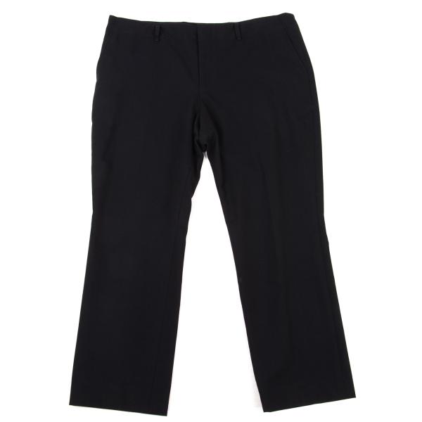 【中古】 ジルサンダーJIL SANDER コットンウールテーパードパンツ 紺44【メンズ】