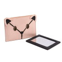 【中古】 フルラFURLA ALLEGRA アレグラ キャットカードケースミラー ベビーピンク【レディース】