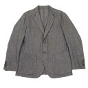 【中古】 パパスプラスPapas+ Loro Piana ウールコットンテーラードジャケット グレーM【メンズ】(4)