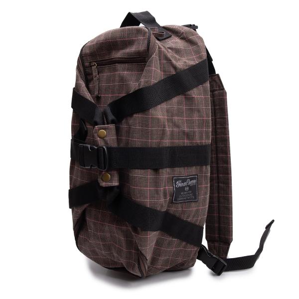 【中古】 ファイナルホームFINAL HOME チェックバックパック 茶ピンク他【メンズ】