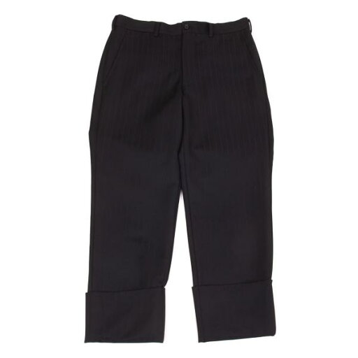 【中古】 コムデギャルソン オムプリュスCOMME des GARCONS HOMME PLUS シャドーストライプダブルテーパードパンツ 黒XS【メンズ】 【中古】 コムデギャルソン オムプリュスCOMME des GARCONS HOMME PLUS シャドーストライプダブルテーパードパンツ 黒XS【メンズ】