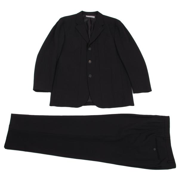 【中古】 イッセイミヤケメンISSEY MIYAKE MEN ウールセットアップ 黒3【メンズ】