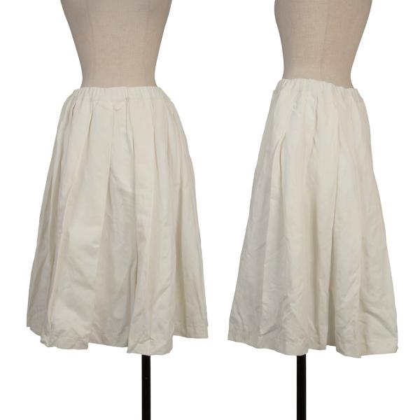 【中古】 コムデギャルソンCOMME des GARCONS ナイロンリネンプリーツスカート オフXS【レディース】