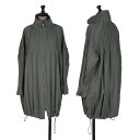 【中古】 プリーツプリーズPLEATS PLEASE ポリ消しプリーツジップショートコート グレー3【レディース】
