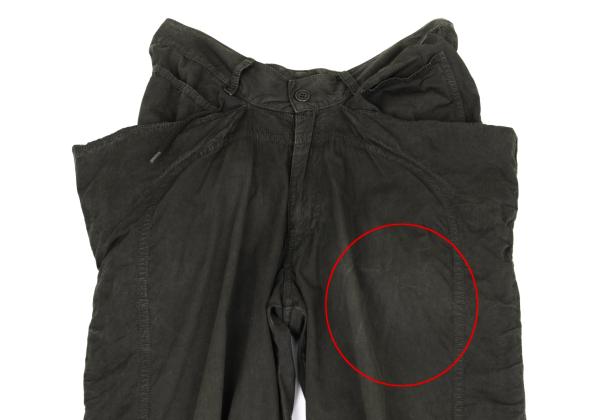 【中古】 ファイナルホームFINAL HOME 製品染めコットンシャーリングドローコードパンツ 焦げ茶S【メンズ】