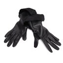 【中古】 ヨウジヤマモト ノアールYohji Yamamoto NOIR 異素材レイヤードレザーグローブ 黒【レディース】