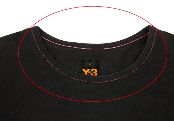 【中古】 ワイスリーY-3 カラーステッチカットソー チャコールM【メンズ】