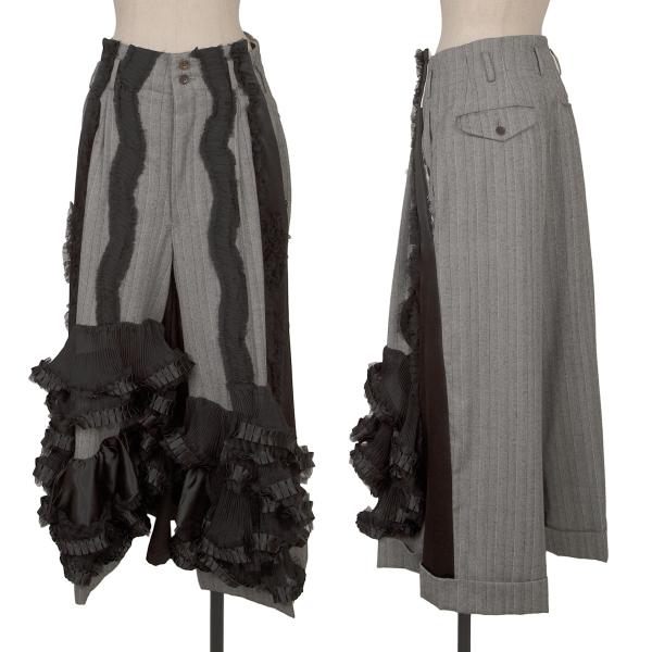 frill wide cropped pants コムデギャルソン 似 フリル 楽天市場】フリル(ブランドコムデギャルソン)(パンツ