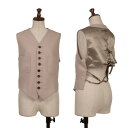 【中古】 ジャンポールゴルチエ ファムJean Paul GAULTIER FEMME ウールバックストリング切替ベスト ピンクベージュカーキ40【レディース】(4)