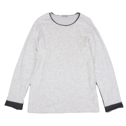【中古】 コムデギャルソン オムCOMME des GARCONS HOMME 斑ら織り切替カットソー 白S位【メンズ】 【中古】 コムデギャルソン オムCOMME des GARCONS HOMME 斑ら織り切替カットソー 白S位【メンズ】