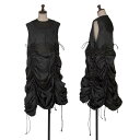 【中古】 ジュンヤワタナベJUNYA WATANABE メッシュ切替パラシュートワンピース 黒XS【レディース】(4)