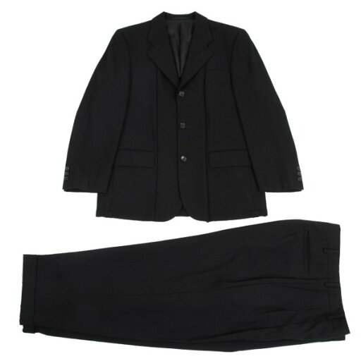 【中古】 コムデギャルソン オムCOMME des GARCONS HOMME フロントタックウールセットアップ 黒S L【メンズ】 【中古】 コムデギャルソン オムCOMME des GARCONS HOMME フロントタックウールセットアップ 黒S L【メンズ】