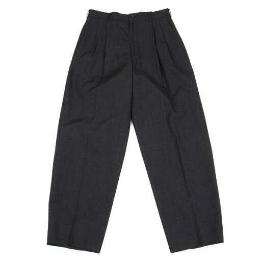 【中古】 コムデギャルソン オムCOMME des GARCONS HOMME ウールタックパンツ グレーS【メンズ】 【中古】 コムデギャルソン オムCOMME des GARCONS HOMME ウールタックパンツ グレーS【メンズ】