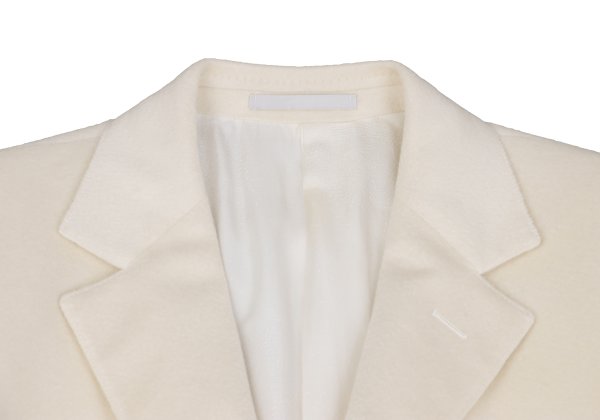 【中古】 ヴェルサーチVERSACE カシミヤチェスターコート クリーム56【メンズ】