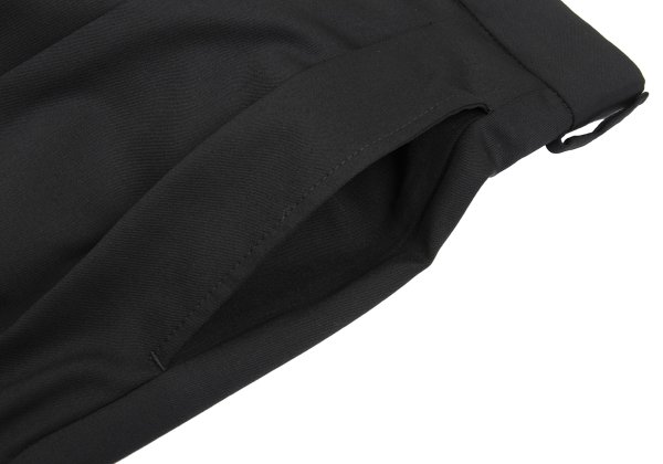 【中古】 エンポリオアルマーニEMPORIO ARMANI ウール2タックワイドパンツ 黒L位【メンズ】