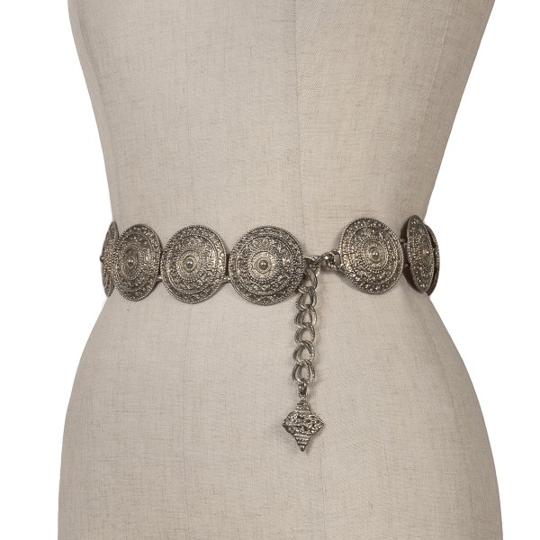 【中古】 ヨシエイナバyoshie inaba コンチョベルト シルバー【レディース】