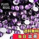【送料無料】SREGIT ラインストーン ネイルパーツ 【キラキラ輝く】 ガラス ネイル デコ パーツ 大容量 色:パープル、サイズ:SS08/約2.4mm