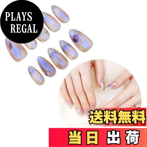 【送料無料】SoraraBeauty ネイルチップ 100%ハンドメイド 貼るだけネイル ジェルネイル ネイルシール セルフネイル ネイルステッカー おうちネイル ネイルデザイン セルフネイル 色:C01、サイズ:S