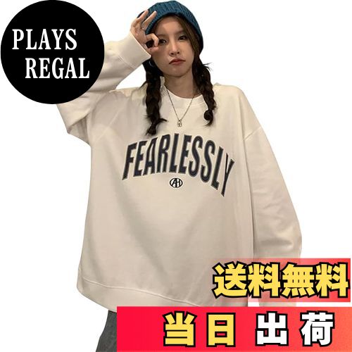 【送料無料】Bvaeocl トレーナー レディース パーカー スウェット 長袖 tシャツ 無地 クルーネック 大..