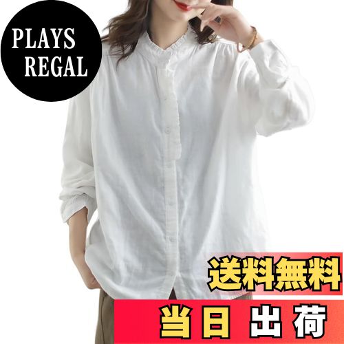 PLAYS REGAL㤨̵֡[MlleeSSeeldyTRC] ֥饦 ǥ Ĺµ  ե ȥåץ ̵  Ω ܥ󥿥դ 磻 ץ륪С ηС  奢 夻 ե ̶    blouses for women ۥ磻ȡLפβǤʤ3,799ߤˤʤޤ