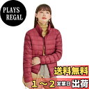 【送料無料】Moilyuko ダウンジャケット レディース ウルトラライト ダウン ジャケット 軽量 暖かい 防寒 秋冬 収納袋ポーチ付き Mo50 色:レッド、サイズ:S
