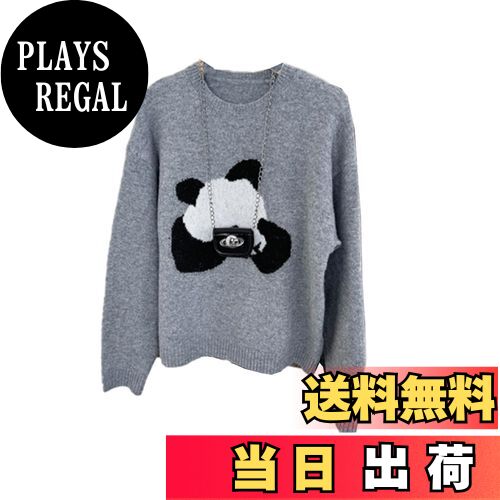 【送料無料】[CCGGOWMM] セーター レディース ニット セーター カットソー 長袖 ゆったり 丸首 ふわふ..