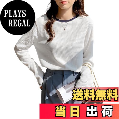 【送料無料】[MEME XTRA] レディーストップス 長袖Tシャツ プルオーバー スウェット コットン クルーネ..