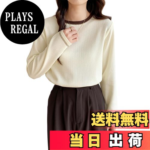 【送料無料】[MEME XTRA] レディーストップス 長袖Tシャツ プルオーバー スウェット コットン クルーネ..