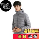 【送料無料】LIYURLTA ウルトラライト ダウンジャケット メンズ ダウン 撥水 軽量 暖かい 防寒 秋冬 収納ポーチ付き LIY49 色:帽グレー、サイズ:3XL