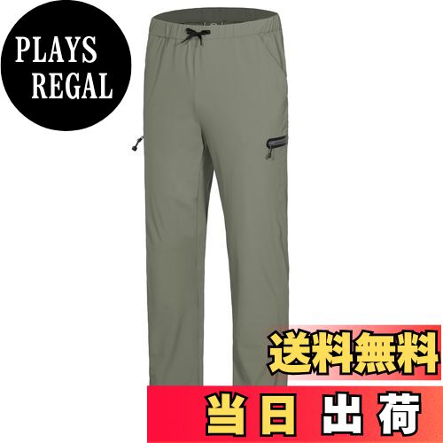 【送料無料】[Little Donkey Andy] メンズ ジョガーパンツ ストレッチクライミングパンツ 軽量アウトドア パンツ スポーツズボン 吸湿速乾性 色：セージ、サイズ：L Regular