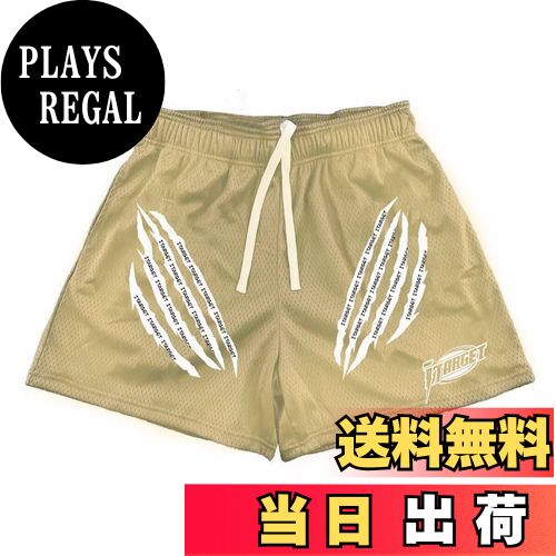 【送料無料】[KULIXI] ショートパンツ バスパン メンズ バスケットボールパンツ トレーニング メッシュ ハーフパンツ スポーツ ジムウェア フィットネス ポケット付き カジュアル 短パンツ 速乾 通気 DK-5544 色：5481 ベージュ、サイズ：L