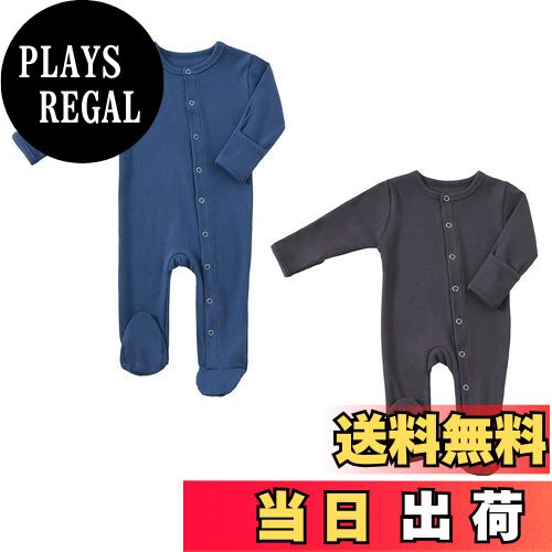 【送料無料】[KISBINI] ベビー服 ロンパース 長袖 カバーオール 綿 足つき パジャマ 新生児肌着 前開き..