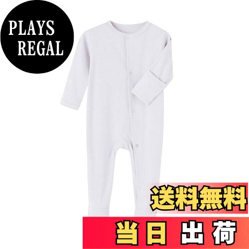 【送料無料】[KISBINI] ベビー服 ロンパース 長袖 カバーオール 綿 足つき パジャマ 新生児肌着 前開き..