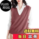 【送料無料】Wnodruke ニット ベスト レディース セーター Vネック リブ 無地 カジュアル カットソー 通勤 トップス 春 秋 冬 WN012 色:レ...