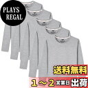 【送料無料】Sukinana インナーシャツ メンズ 肌着 5点セット 綿100% 長袖 tシャツ 丸首 防菌防臭 柔らかい 快適 メンズ 服 春 秋 冬 色:グレー、サイズ:M